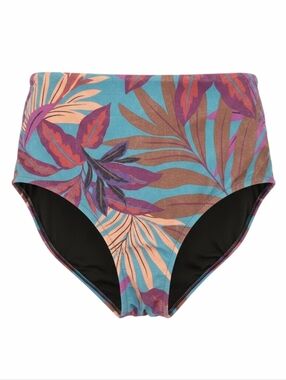 Gottex Profile Multicolor Teal Bikini Bottom Size 18W NWT